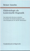 Cover of Ekklesiologie ALS Kontextuelle Dogmatik