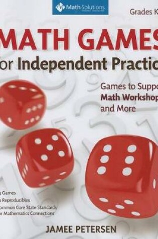 Cover of Math Games for Number and Operations and Algebraic Thinking