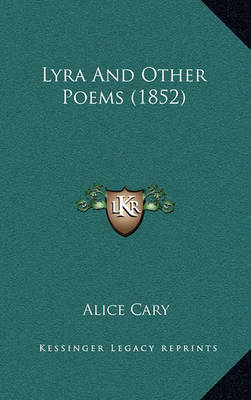 Book cover for Lyra and Other Poems (1852)