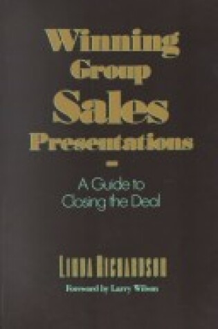 Cover of Winning Group Sales Presentations