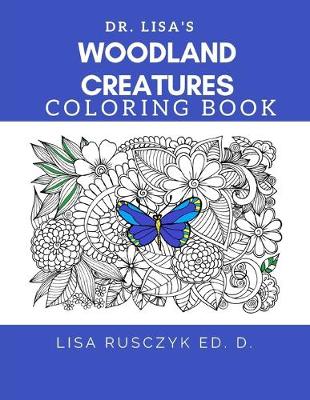 Cover of Adult Coloring Book Woodland Creatures Coloring Book