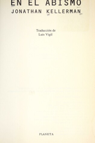 Cover of En El Abismo