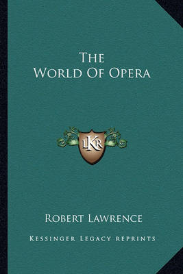 Book cover for The World of Opera