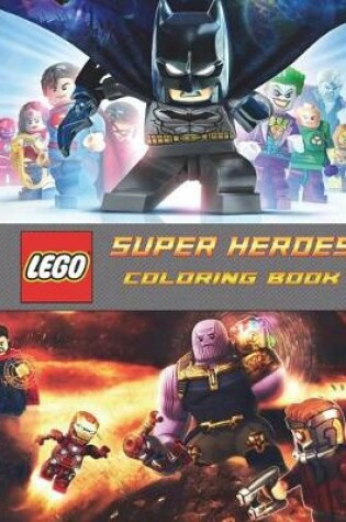 Cover of Lego Superheroes Coloring Book