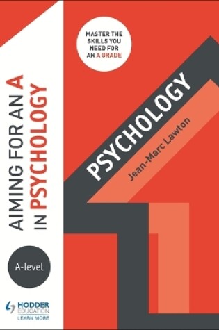 Cover of Aiming for an A in A-level Psychology