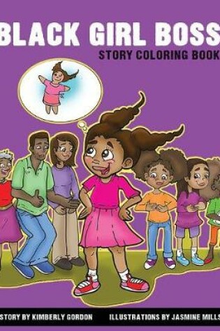 Cover of Black Girl Boss Story Coloring Book