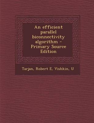 Book cover for Efficient Parallel Biconnectivity Algorithm