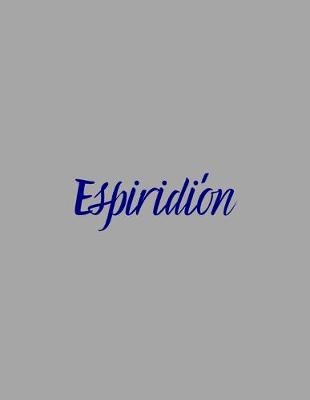 Book cover for Espiridion