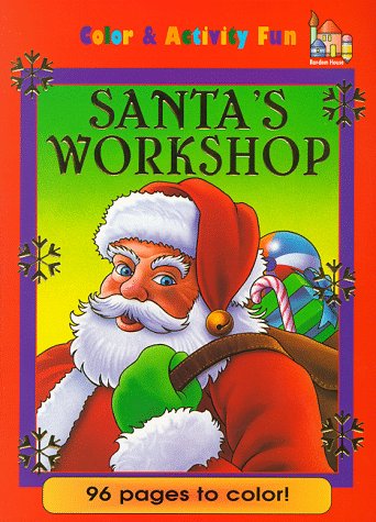 Book cover for Color & Activity Fun: Santa's Works