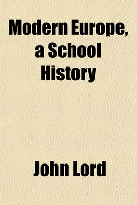 Book cover for Modern Europe, a School History