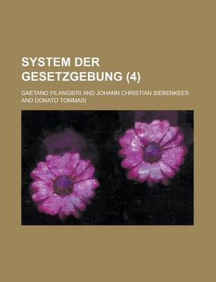 Book cover for System Der Gesetzgebung (4)