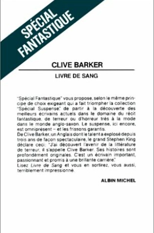 Cover of Livre de Sang