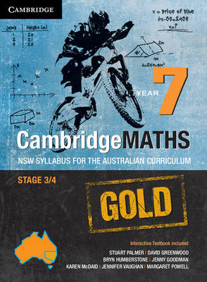 Book cover for Cambridge Mathematics Gold NSW Syllabus for the Australian Curriculum Year 7 Pack and Hotmaths Bundle