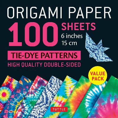 Book cover for Origami Paper 100 sheets Tie-Dye Patterns 6 inch (15 cm)