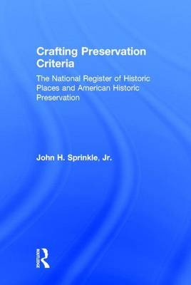 Book cover for Crafting Preservation Criteria