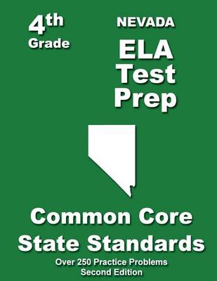 Book cover for Nevada 4th Grade ELA Test Prep