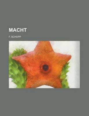 Book cover for Macht