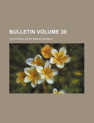 Book cover for Bulletin Volume 30