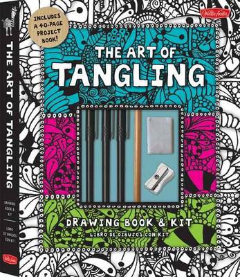 Book cover for The Art of Tangling Drawing Book & Kit