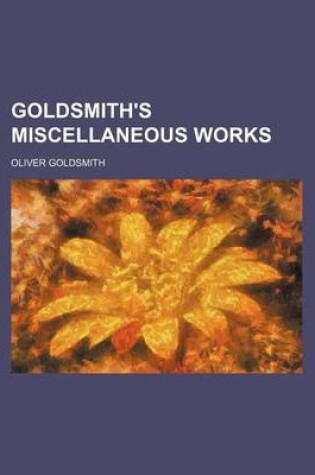 Cover of Goldsmith's Miscellaneous Works