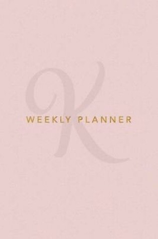 Cover of K Weekly Planner