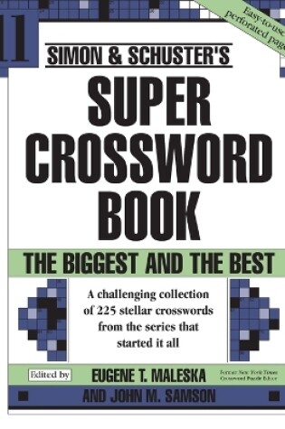 Cover of Simon and Schuster Super Crossword Book