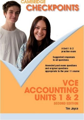 Book cover for Cambridge Checkpoints VCE Accounting Units 1&2