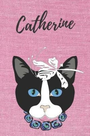 Cover of personalisiertes Notizbuch Katze / Notizheft / Journal / Malbuch / Tagebuch / Kritzelbuch / DIN A5 / Geschenk Catherine