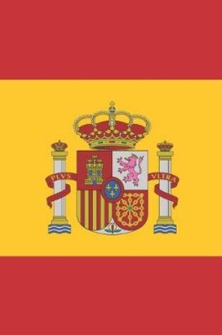Cover of Spain Travel Journal - Spain Flag Notebook - Spanish Flag Book