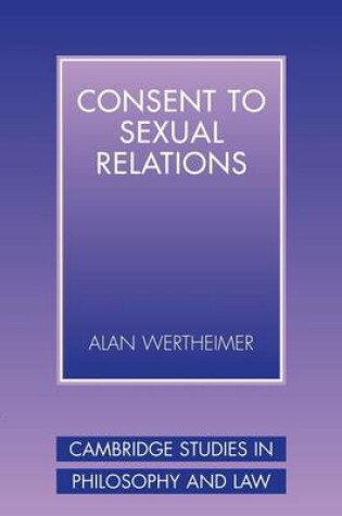 Cover of Consent to Sexual Relations