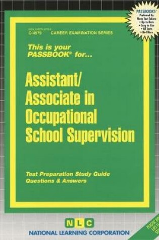 Cover of Assistant/Associate in Occupational School Supervision