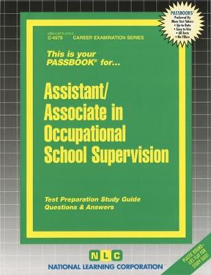 Book cover for Assistant/Associate in Occupational School Supervision