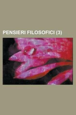 Cover of Pensieri Filosofici (3)