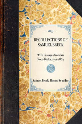 Cover of Recollections of Samuel Breck