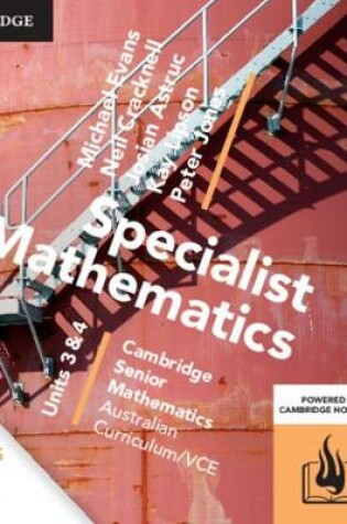 Cover of CSM VCE Specialist Mathematics Units 3 and 4 Digital (Card)