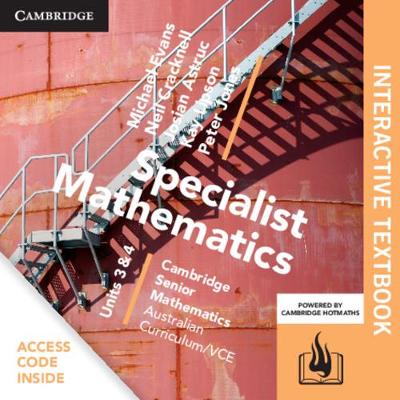 Book cover for CSM VCE Specialist Mathematics Units 3 and 4 Digital (Card)