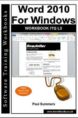 Cover of Word 2010 for Windows Workbook Itq L3