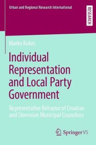 Cover of Individual Representation and Local Party Government