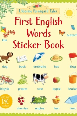 Cover of First English Words Sticker Book