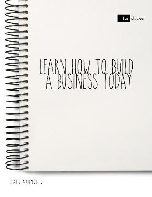 Book cover for Learn How to Build a Business Today