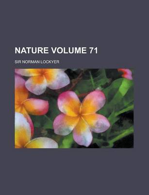 Book cover for Nature Volume 71