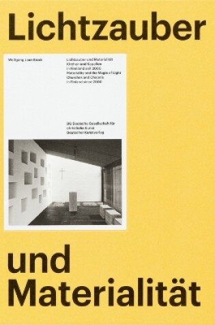 Cover of Lichtzauber und Materialitat