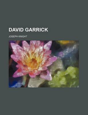 Book cover for David Garrick