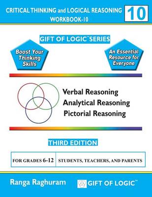 Book cover for Critical Thinking and Logical Reasoning Workbook-10