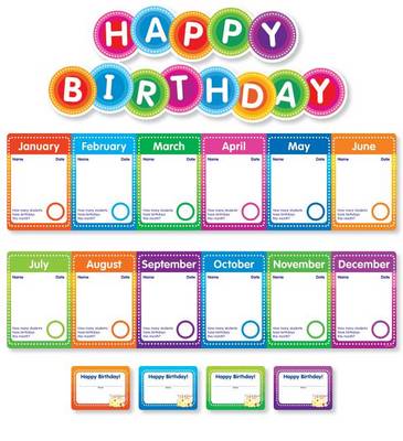 Cover of Birthdays Mini Bulletin Board