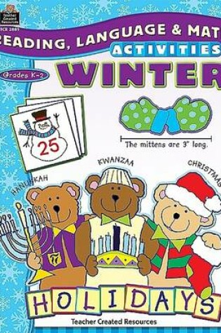 Cover of Reading, Language & Math Activities: Winter