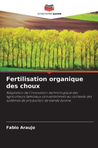 Cover of Fertilisation organique des choux