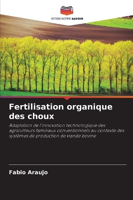 Book cover for Fertilisation organique des choux