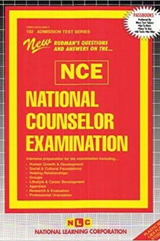 Cover of National Counselor Examination (NCE)