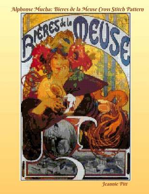 Book cover for Alphonse Mucha Cross Stitch Pattern Book